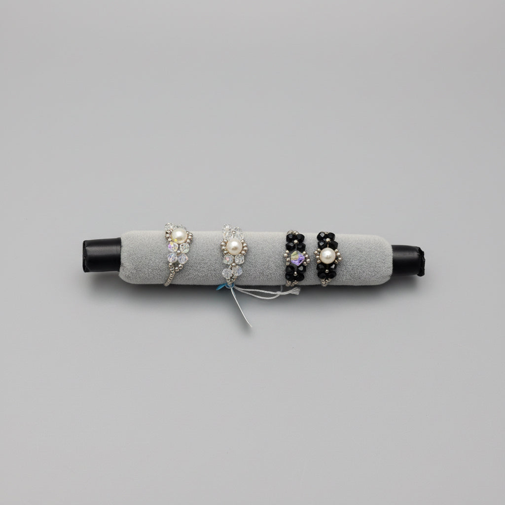 Anillo "Perla Barocca" – Alta Costura en Cristales y Perlas
