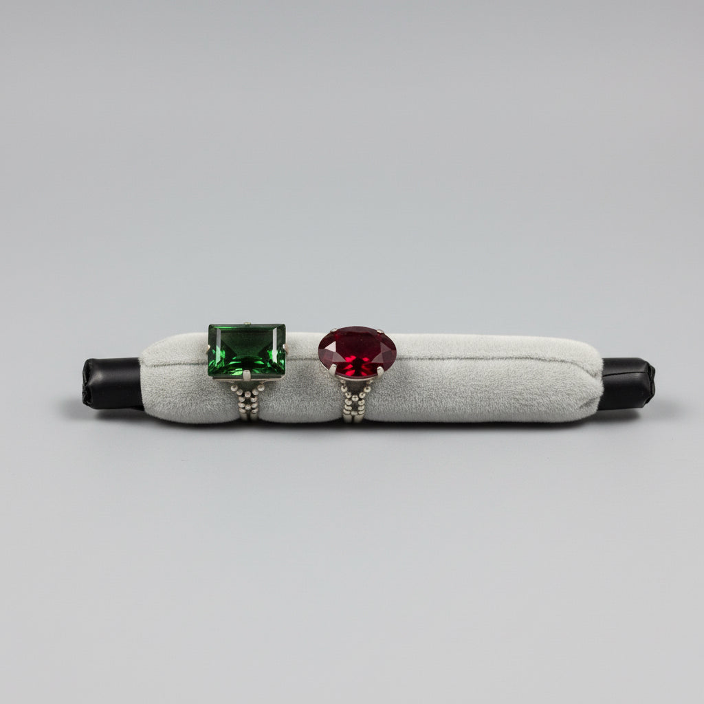 Anillo en Plata de Ley "Gran Gala" – Piedras Maxis y Plata 925