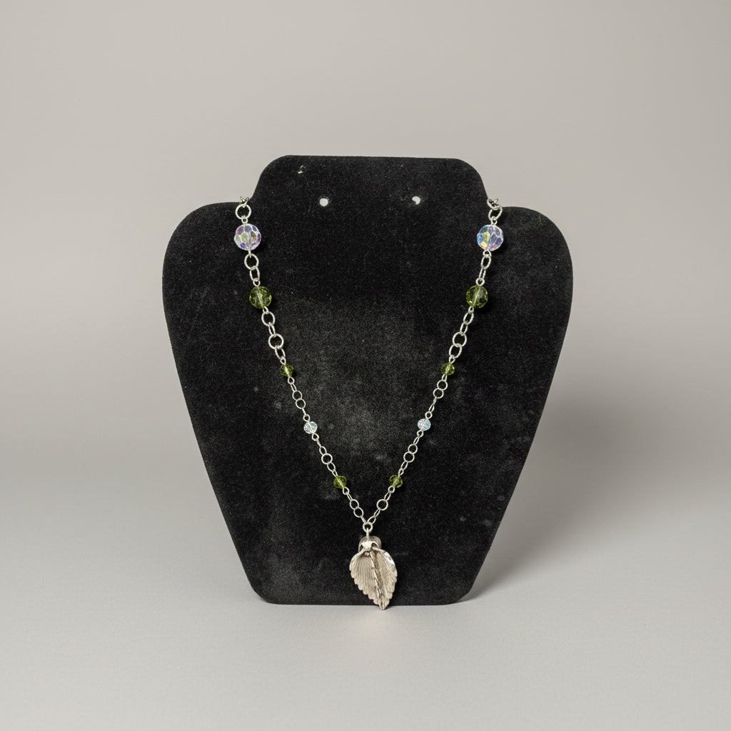 Pieza Única: Collar "Essenza d’Oriente" – Plata Birmana y Real Crystal