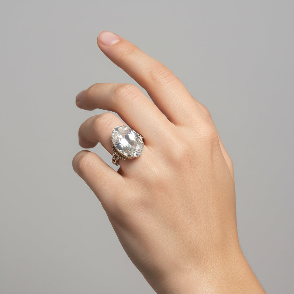 Anillo "Diva di Capri" – Pieza Única de Alta Costura