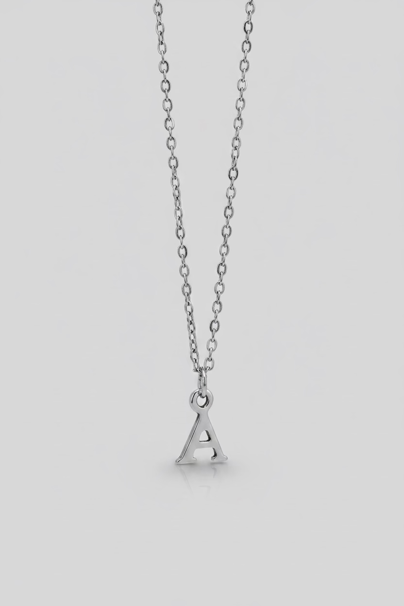 Collar / Collana con Iniziale in Acciaio (A-Z) – MUVE