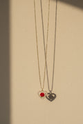 Collar de Acero con Colgante de Rosa – Colección Romántica MUVE